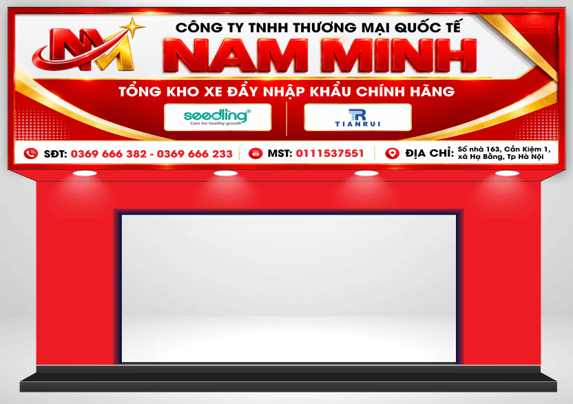 Biển QC Công ty tổng kho xe đẩy nhập khẩu