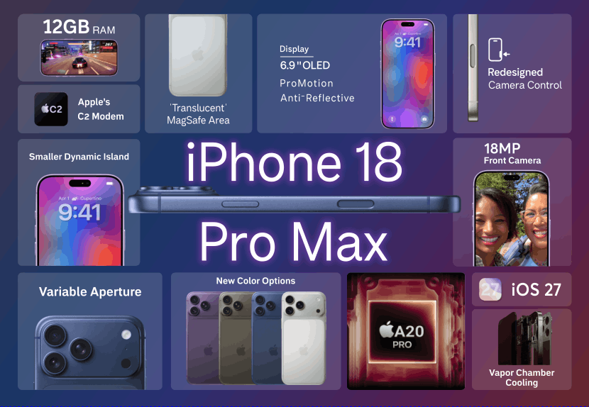 Banner mẫu mới iphone 18 pro max file cdr