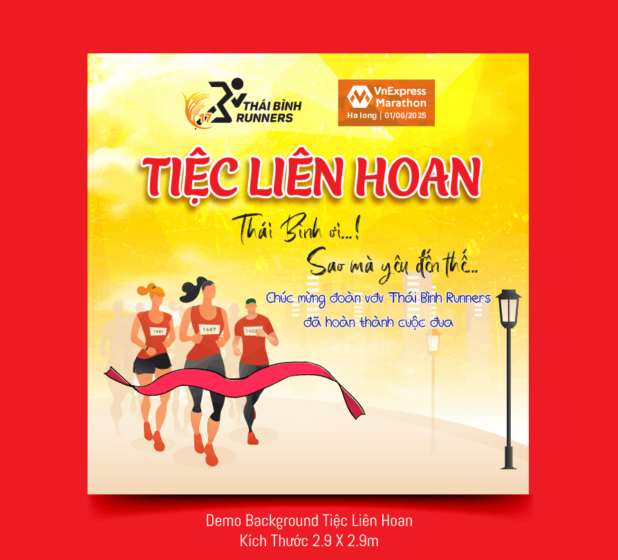 Market tiệc liên hoan VĐV Thái Bình Runner
