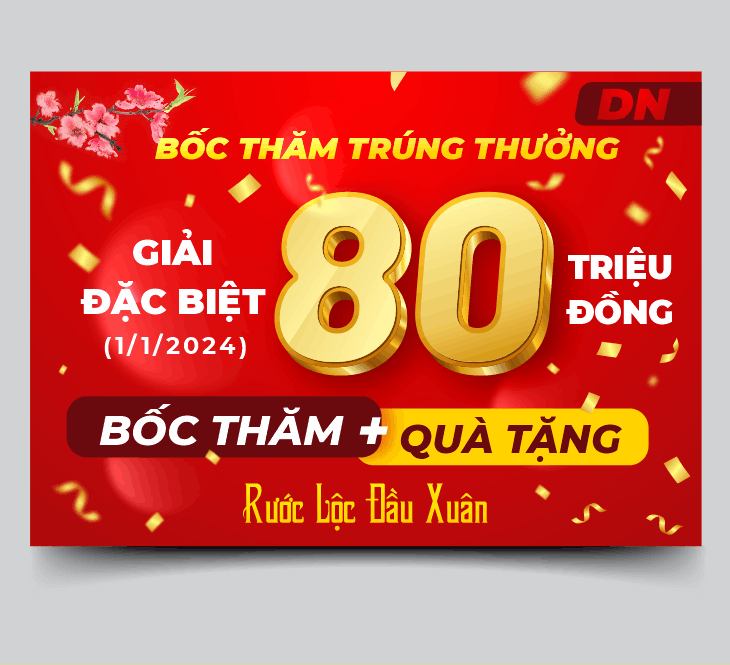 Banner Bốc thăm trúng thưởng quà tặng