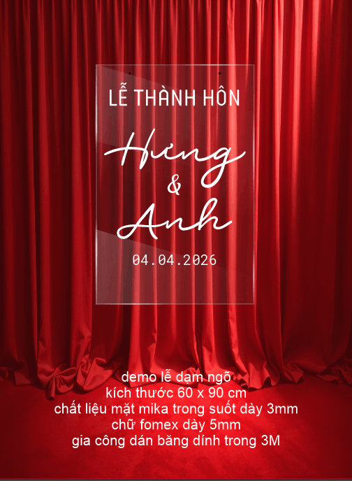 Lễ Thành Hôn wedding đám cưới Hưng & Anh