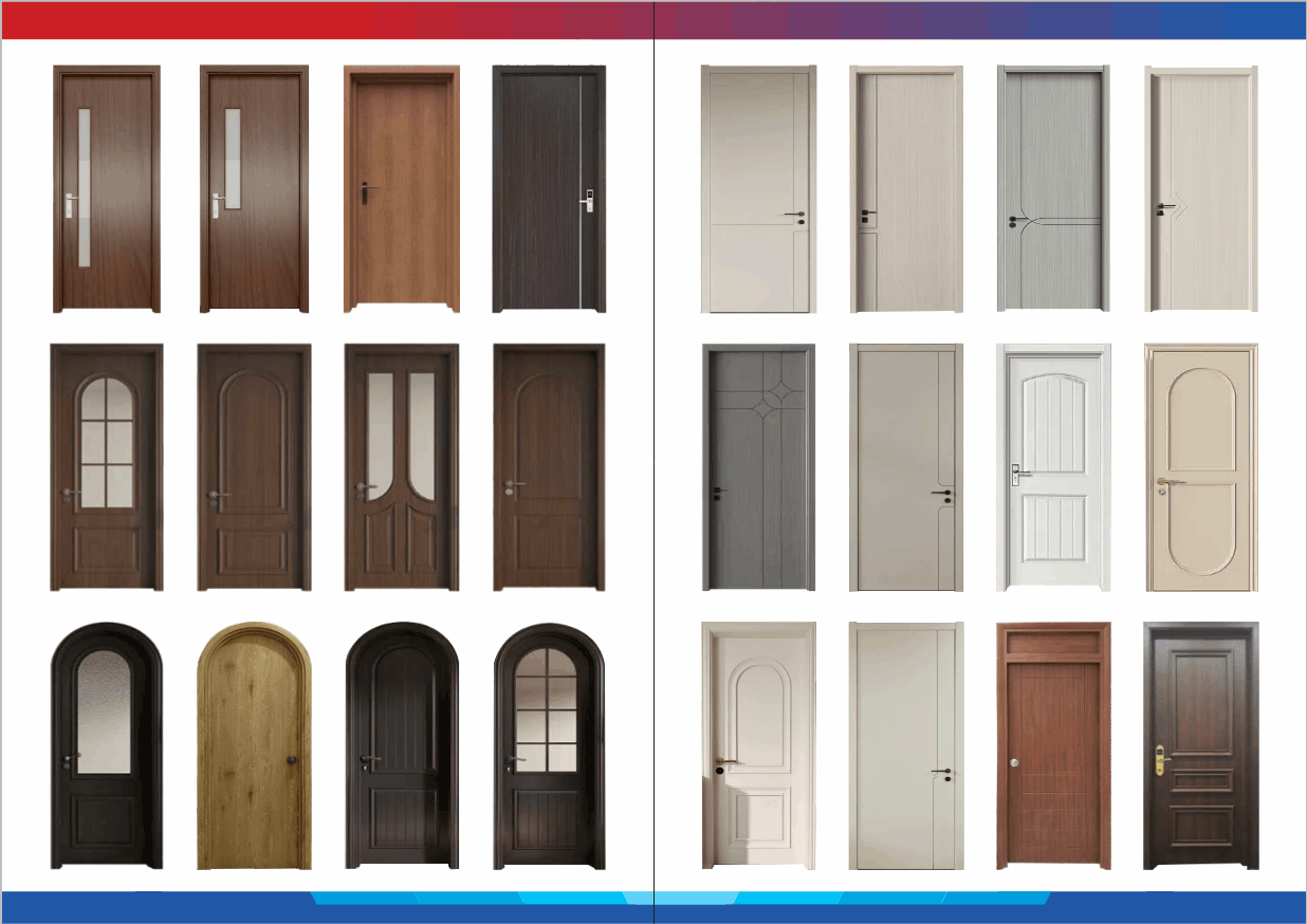 Thiết kế Catalogue cửa gỗ nhựa Viko file corel