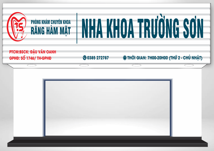 Biển QC Nha Khoa Trường Sơn - RĂM HÀM MẶT