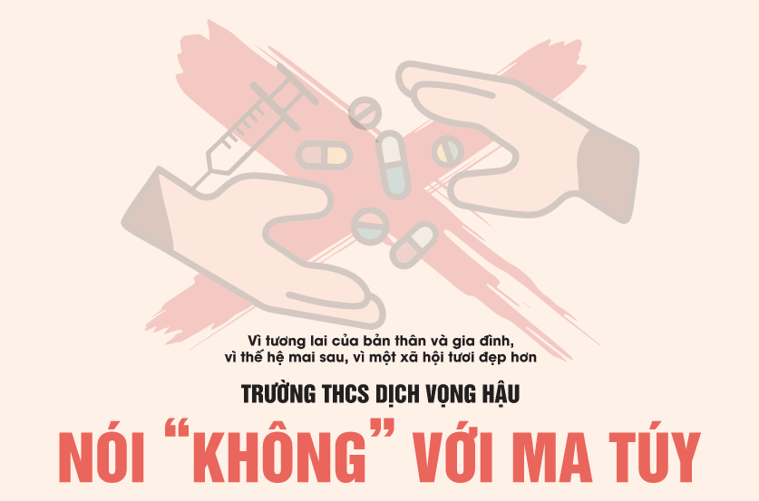 Tranh cổ động tuyên truyền nói không với ma túy