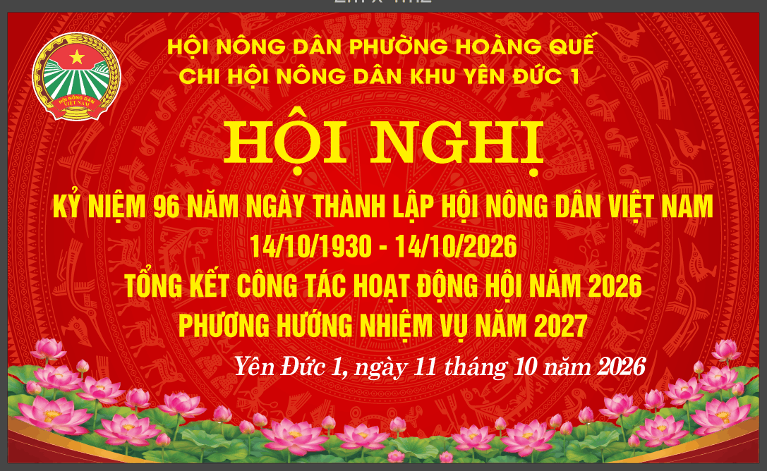 Market hội nghị Kỷ niệm 96 năm ngày thành lập hội