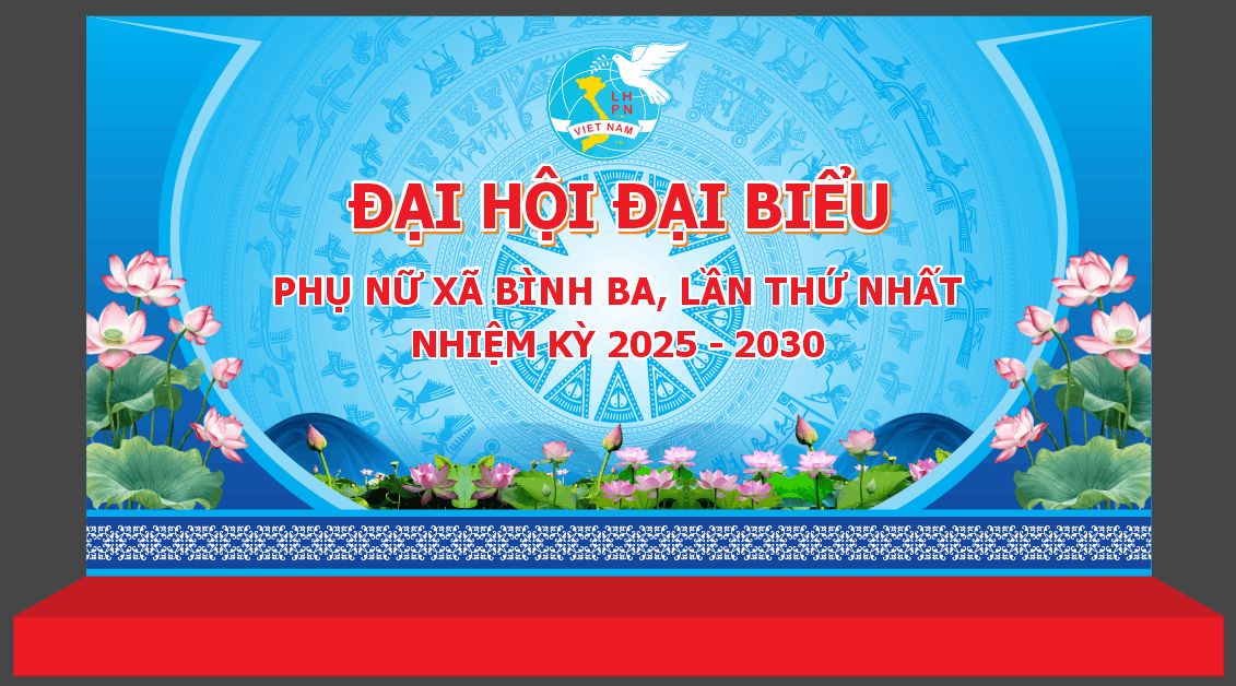 Market Đại hội đại biểu phụ nữ Xã Bình Ba