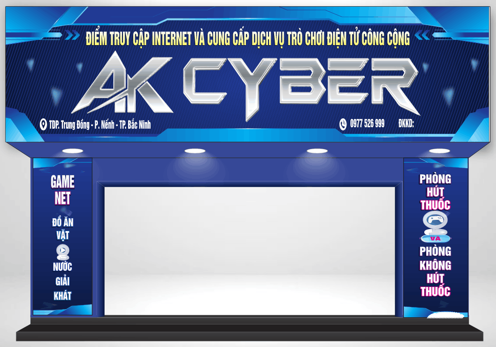 Bảng biển quảng cáo Điểm truy cập internet ...