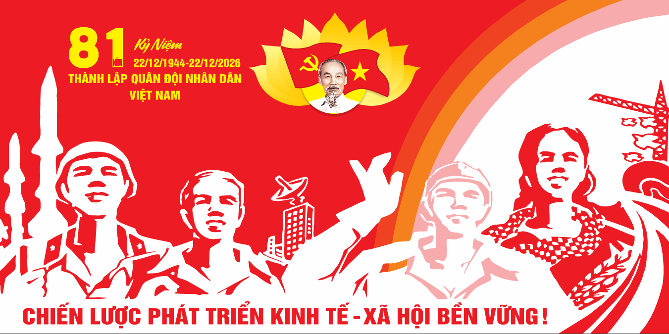 Pano kỷ niệm 81 năm ngày thành lập 22/12 file cdr