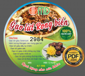 Market tem nhãn gạo lứt rong biển file corel