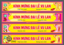 Market băng rôn kính mừng đại lễ vu lan #2 file corel