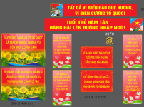 Pano xây dựng và bảo vệ tổ quốc - vì biển đảo - nghĩa vụ file corel