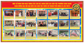 Pano hình ảnh hoạt động chào mừng đại hội file Corel