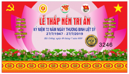 Market lễ thắp nến tri ân kỷ niệm ngày thương binh liệt sỹ 27/7