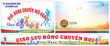 Market giải bóng chuyền mở rộng - giao lưu bóng chuyền hơi