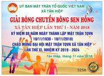 Market giải bóng chuyền bông sen hồng - xã tân hiệp file Corel