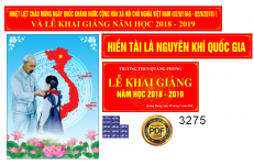 Market lễ khai giảng trường THCS Quảng Phong file Corel