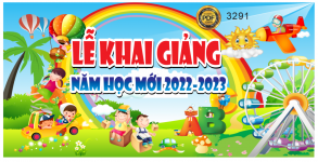 Market Lễ Khai Giảng năm học mới file Corel