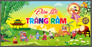 Market trung thu đêm hội Trăm Rằm #10 file Corel