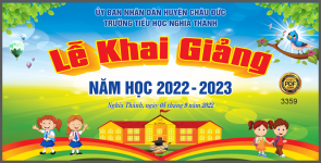 Market Lễ Khai Giảng trường tiểu học Nghĩa Thành file Corel