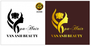 Vector logo Vân Anh Beauty Spa Hair file corel