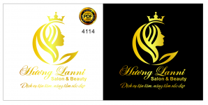 Vector logo Hương Lanni salon & Beauty file corel