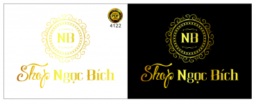 Vector logo Shop Ngọc Bích file corel