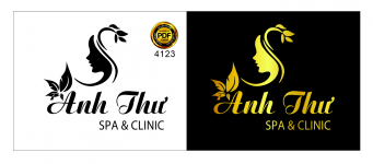 Vector logo Spa & Clinic Anh Thư file corel
