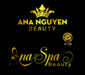 Vector logo Ana Nguyên Beauty file corel
