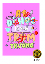Vector logo in áo A1 đi học là phải trùm trường file corel