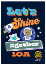 Vector logo in áo Let's Shine 2gether 10A file pdf