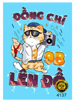 Vector logo in áo đồng chí 9B lên đồ file PDF