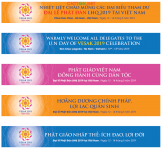 Market Băng rôn đại lễ phật đản Vesak 2019 file AI
