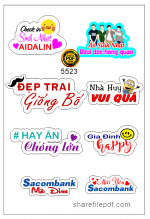 Hashtag đám cưới họp lớp sinh nhật đẹp #7