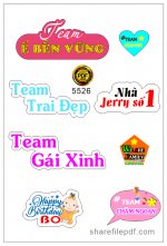 Hashtag đám cưới họp lớp sinh nhật đẹp #10