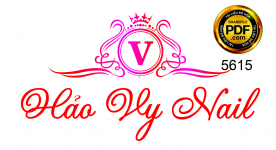 Market logo làm móng Hảo Vy Nail file corel