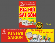 Biển quảng cáo bia hơi Sài Gòn file corel