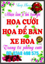 Market biển vẫy Shop Hoa - hoa tươi file corel