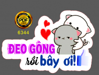 Hashtag đám cưới "Đeo gông rồi bây ơi!" file cdr x7