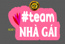 Hashtag đám cưới "Team nhà gái" file cdr x7