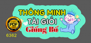 Hashtag sinh nhật "thông minh tài giỏi giống bố" file cdr x7