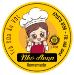 Tem nhãn tròn Trà sữa ăn vặt Nhỏ Anna - homemade
